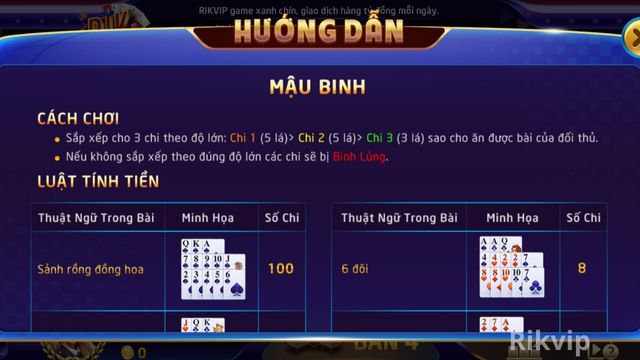 Rikvip hướng dẫn kẹp Sảnh rồng trong mậu binh 2 Các điều kiện cần thiết để có sảnh rồng trong mậu binh