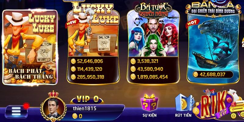 Tìm hiểu cách chơi Lucky Lucke Rikvip cực hấp dẫn trong năm 2023 1 Đôi nét cơ bản về Slot game Lucky Lucke Rikvip mới nhất