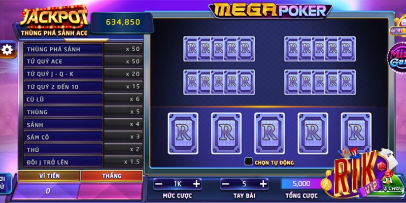 Thông tin mới nhất về Mega Poker Rikvip siêu hot năm 2023 1 Sơ lược thông tin về tựa game mới nhất Mega Poker Rikvip